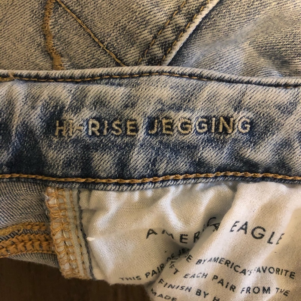 American Eagle brand, hi rise jegging,size 0 Short - Picture 6 of 6
